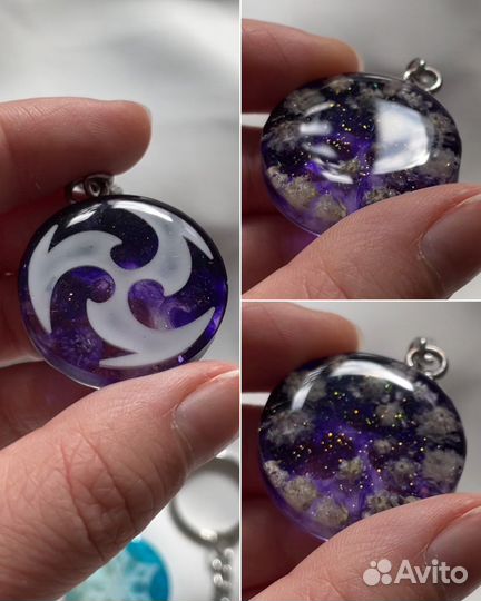 Брелки стихии Геншин