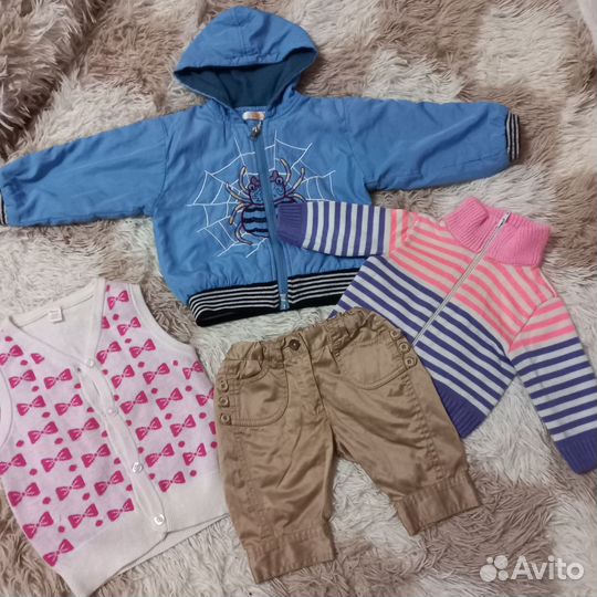 Одежда для девочки 0-6 мес пакетом