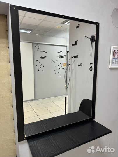 Зеркало в салон красоты бу