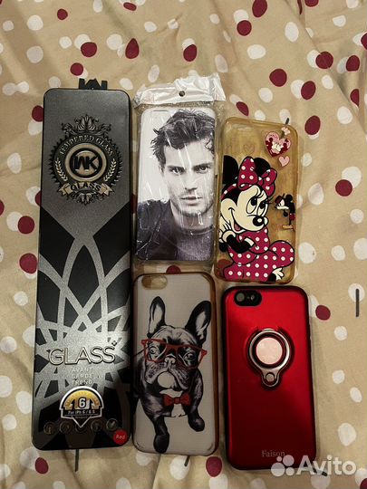 Чехлы и стекла противоударные на iPhone 6
