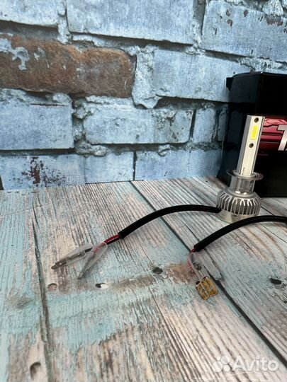 Лампа светодиодная автомобильная H4 H1 40W 6000K