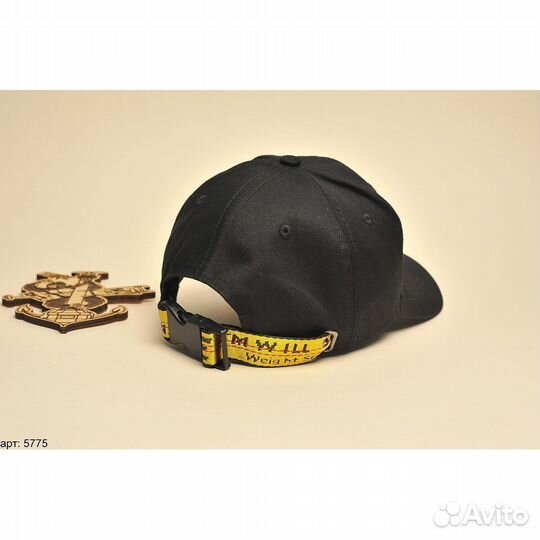 Кепка off white черная