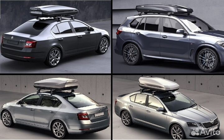 Автобокс на крышу Фольксваген Поло