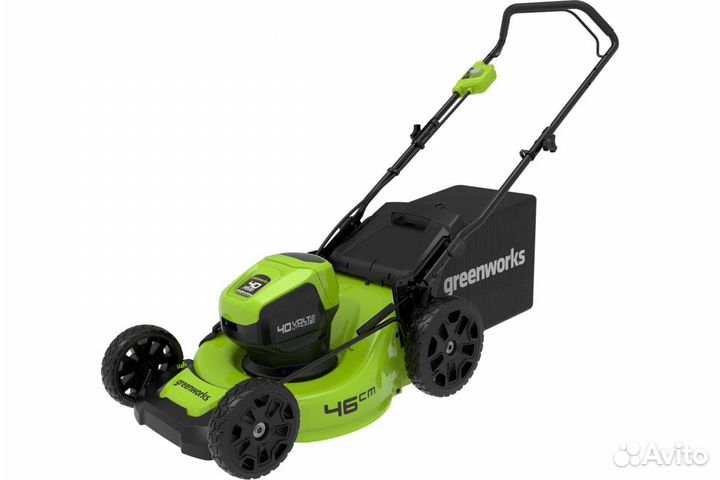 Аккумуляторная газонокосилка Greenworks GD40LM46HP