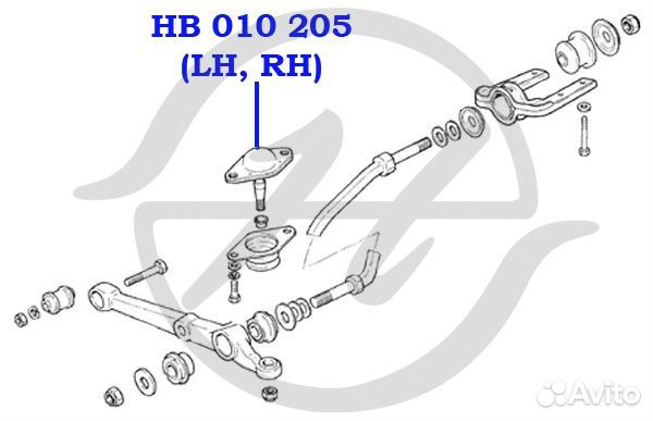 Опора шаровая нижнего рычага передней подвески ваз