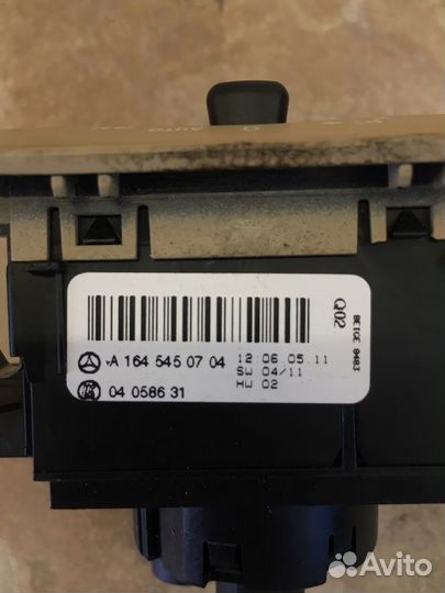 Блок управления светом Mercedes Benz Ml 350 W164