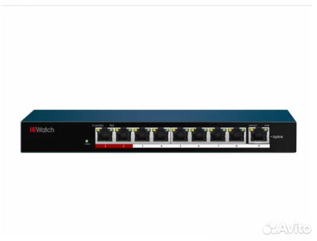8 Портовый Poe свитч DS-S908P(B) #40318