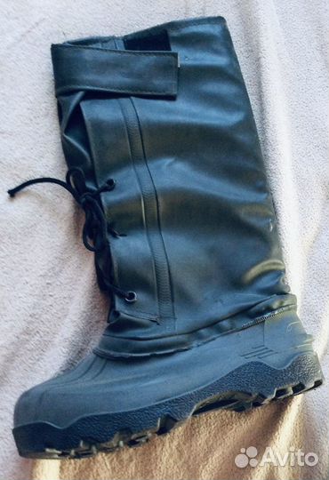 Резиновые сапоги утеплённые армейские