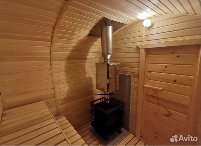 Баня-бочка 2 метра