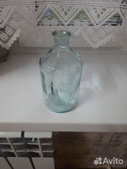 Бутыль стеклянная