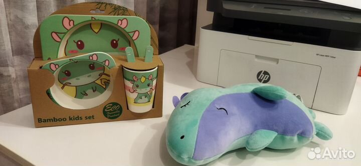 Набор детской посуды дракон эко