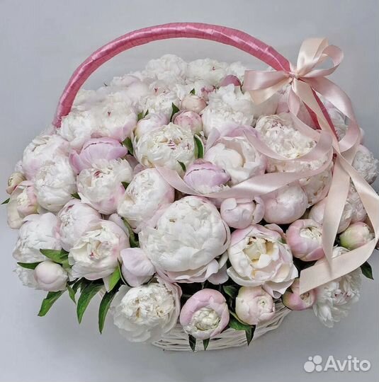 Букет из пионов, цветы с доставкой