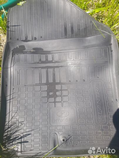 Коврики резиновые (комплект) хендай элантра мд