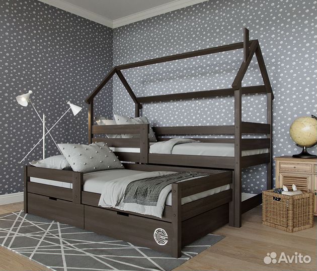 Двухъярусная детская кровать