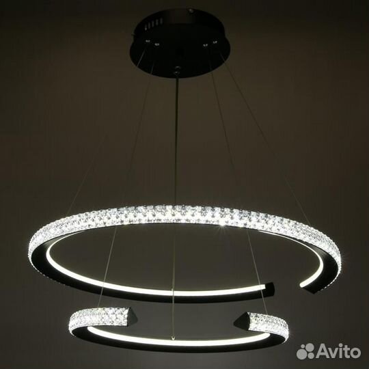 Люстра с пду 1540/2 LED 240Вт 3000-6000К диммер че