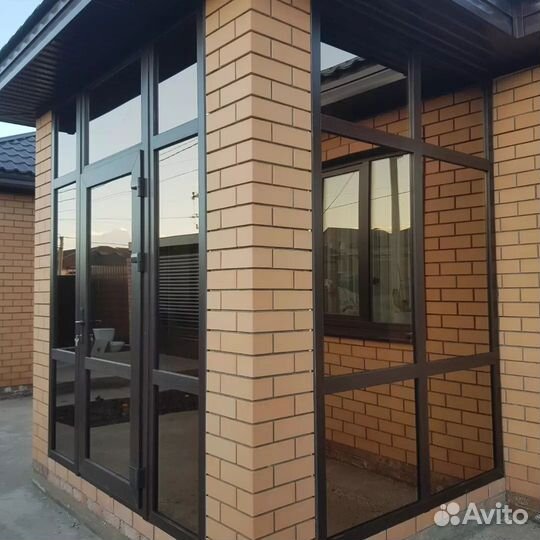 Остекление веранды пвх с ламинацией