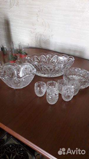 Ваза хрустальная