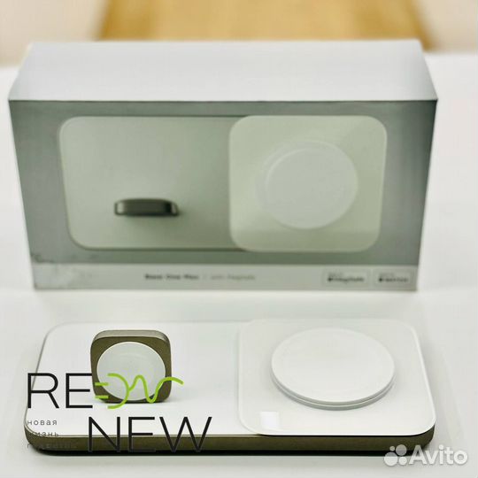 Станция беспроводной зарядки 2 в 1 Nomad One Max