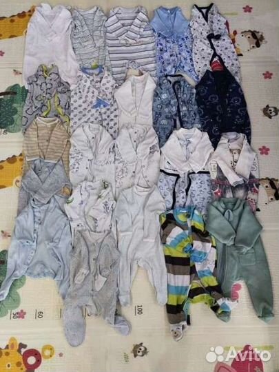 Детская одежда для мальчиков 0-3 месяца