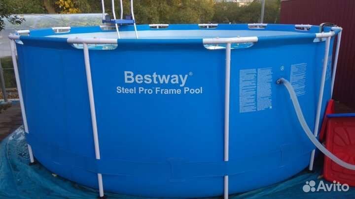 Бассейн каркасный 366*122 новый