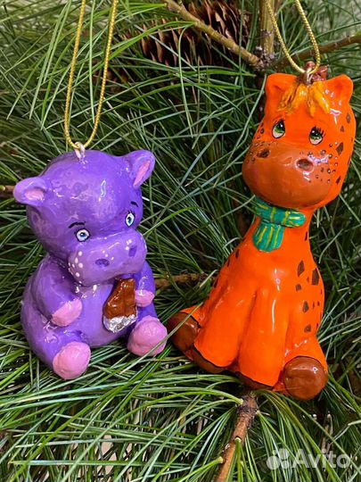 Интерьерные куклы и игрушки на елку