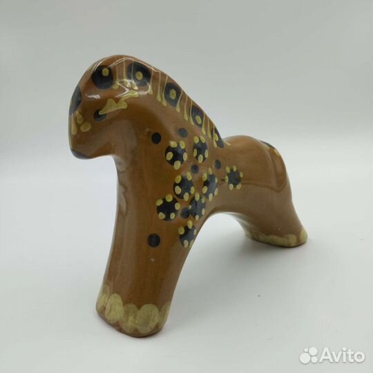 Статуэтка Лошадка. Майолика. Винтаж