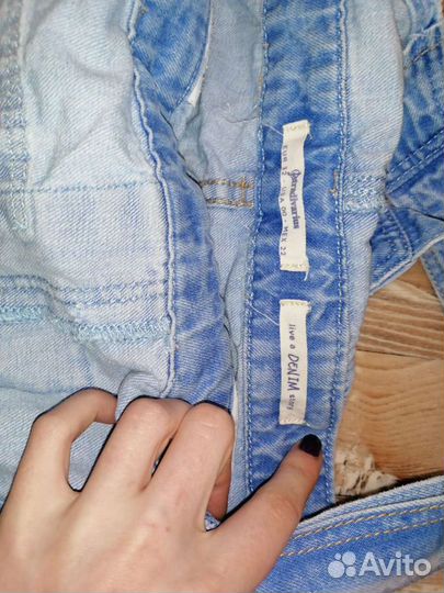 Джинсовый комбинезон