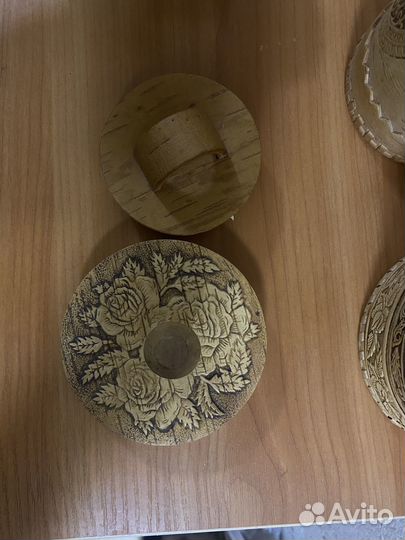 Банки из бересты для кофе и чая