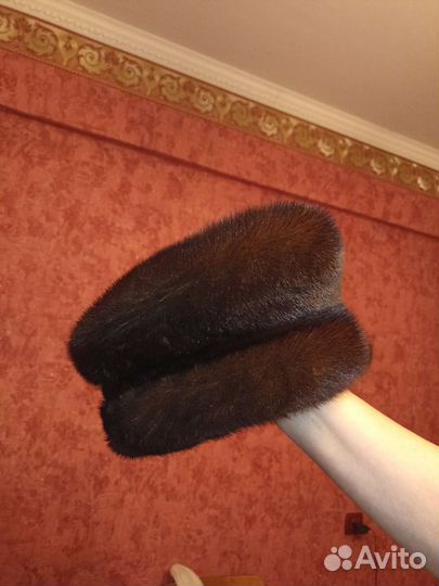Шапка норковая женская новая