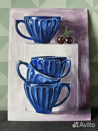 Картина акрилом на холсте