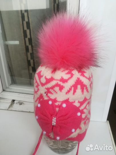Шапка детская для девочки