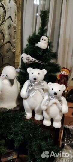 Дед Мороз СССР снеговик пингвин медведь сова сани