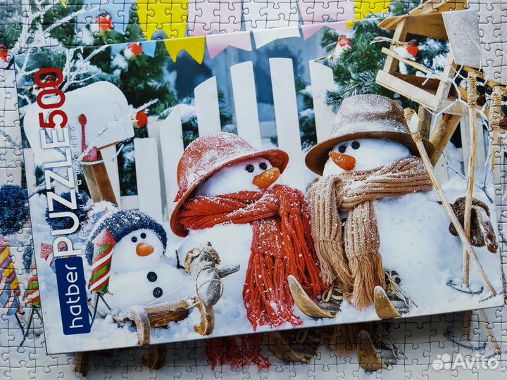 Пазлы, 500 деталей