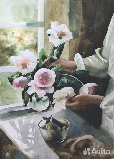 Картина акварелью 