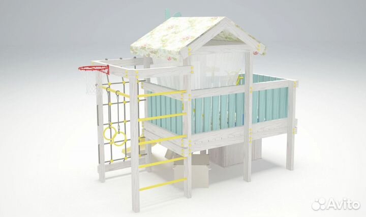 Игровой комплекс для детей Baby 3 голубой