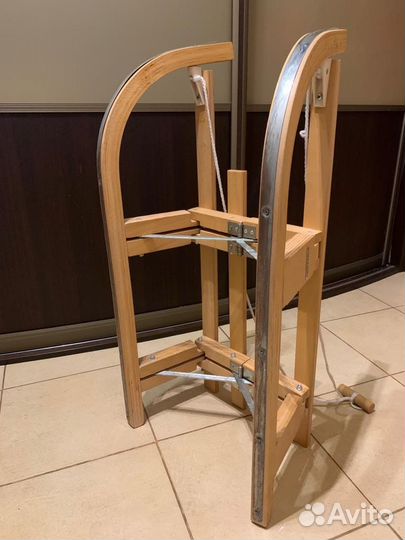 Санки деревянные