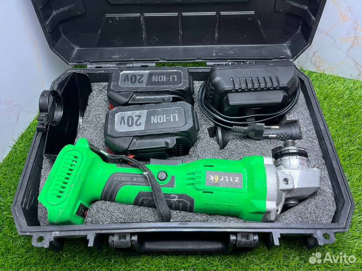 Аккумуляторная болгарка Zitrek AG 20 PRo (кейс, зу