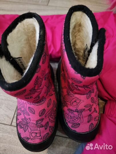 Зимний комбинезон для девочки 92