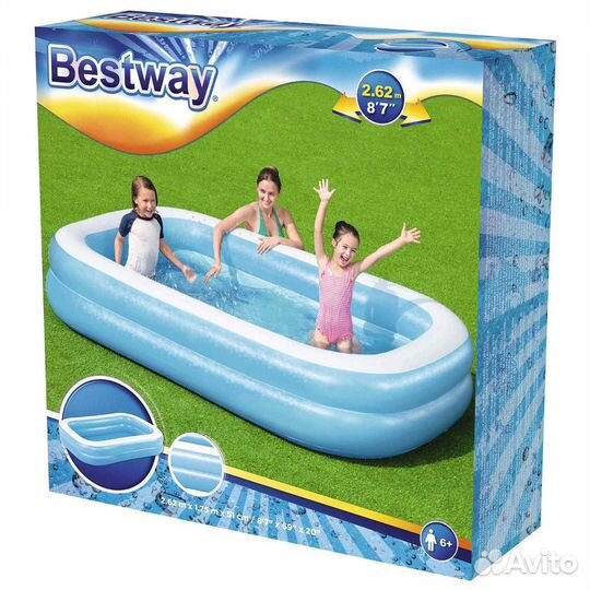 Бассейн надувной новый