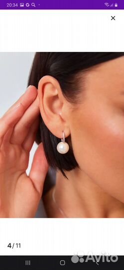 Серьги серебряные 925 проба