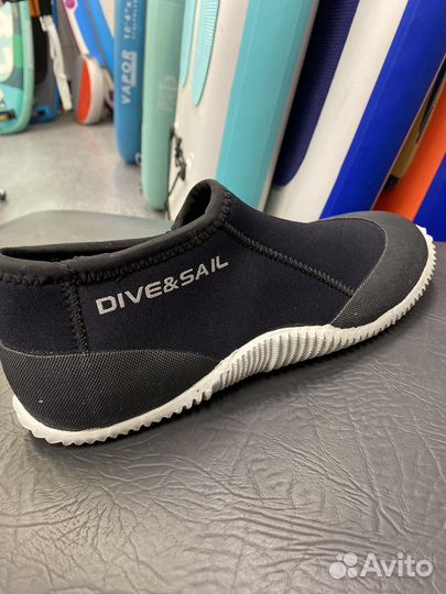 Гидроботинки Dive&Sail 3mm black