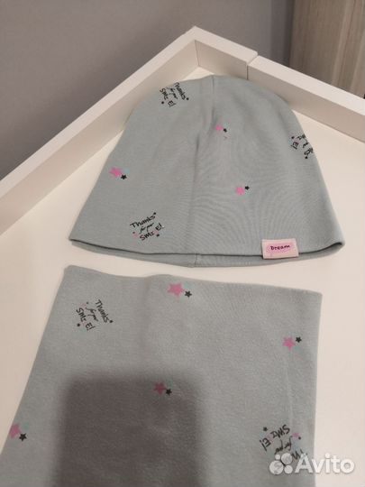 Шапка детская со снудом