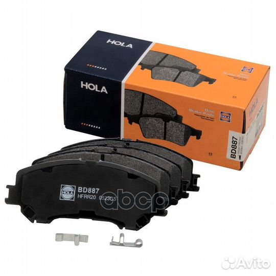 Тормозные колодки дисковые hola BD887 BD887 hola