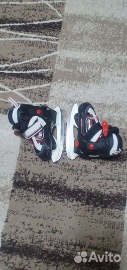 Коньки хоккейные Oxelo 28-31 (раздвижные)