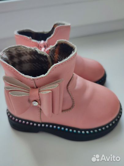 Ботинки демисезонные для девочки 21 размер