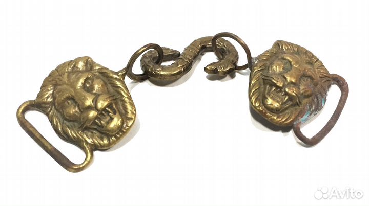 Подвес, пряжка к кортику вмф (добрые и злые львы)