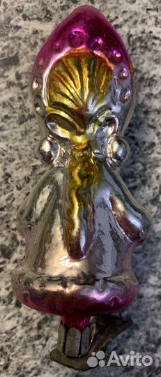 Елочные игрушки ссср. Дед мороз и снегурочка