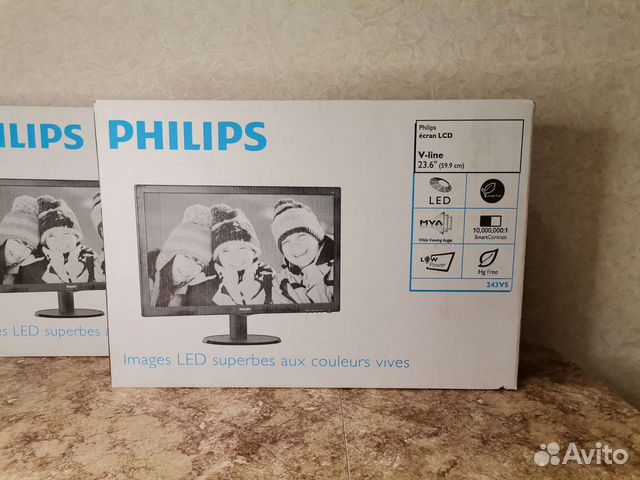 Новый монитор Philips 24" дюйма