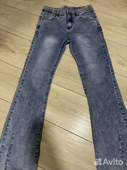 Джинсы клеш 164