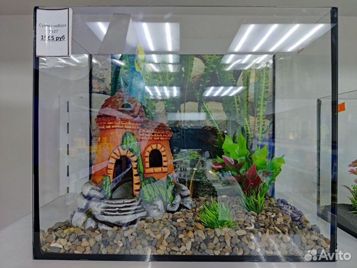 Готовые аквариумы для рыбок